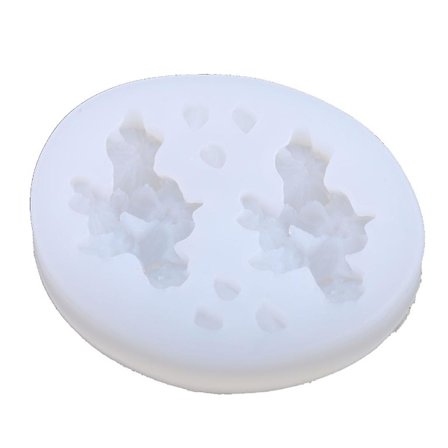 Dekorativa blommor aromaterapi listning epoxihartsform bil aromaterapi gips silikonform DIY hantverk smycken form