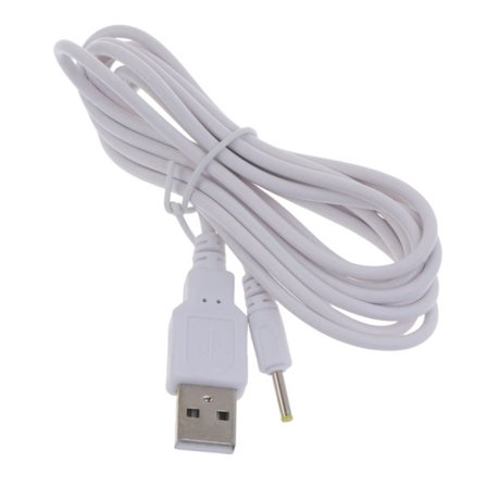 Erittäin luja 5V USB-DC 2,5x0,7mm virtajohto USB 2.0 DC-pistokejohto