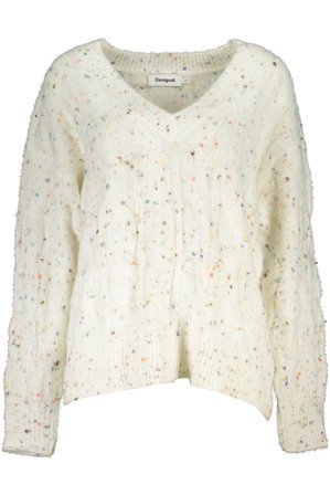 Desigual Maglione Donna Bianco