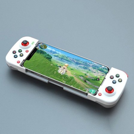 Blå Gamepad D3 BT 5.0 Mobilkontroller Kompatibel med Android/iOS/Hongmeng Støtter Utvidbare Spillkontrollere