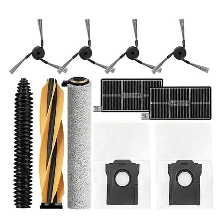 11 stk. til Aqua 10 Ultra Roller / Aqua10 Roller feietilbehør hovedsidebørste moppfilter støv