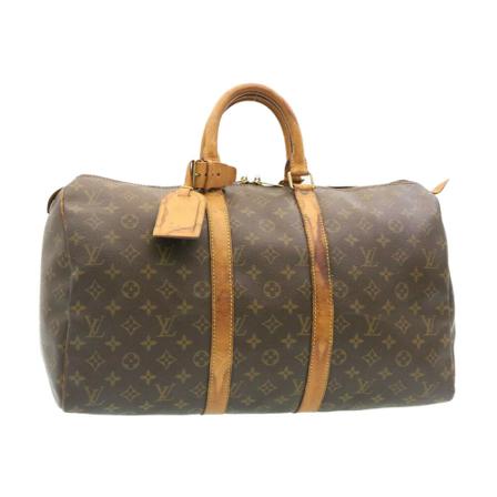 Louis Vuitton Vintage, Pre-owned Keepall 45 Bruin, Dames, Maat:ONE Size