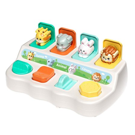 Leker for årsak og virkning, Switch Box, Kognitive ferdigheter Interaktive venner Babyleke Gjemmeleke-spill for gutter jenter{hh}