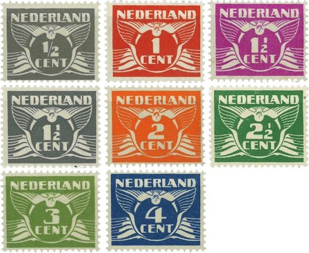 Nederland - Vliegende Duif met watermerk (nr. 169-76, postfrisk)