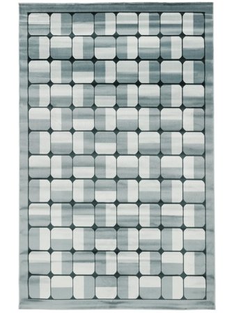 Checkered Miriam Blue Oeko-Tex Rug