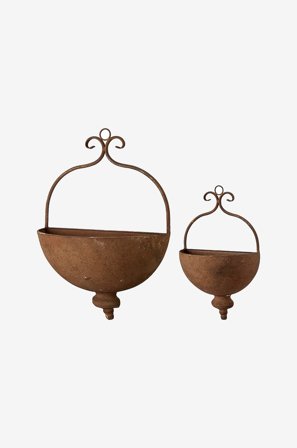 Wikholm Form - Väggkruka Embla S/2 - Brun - Krukor & vaser - Från Homeroom