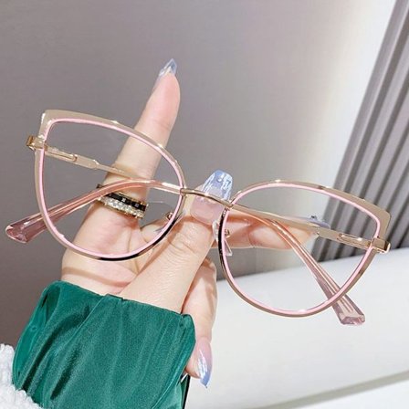 Anti-Blue Light Glasögon Fyrkantiga Glasögon ROSA