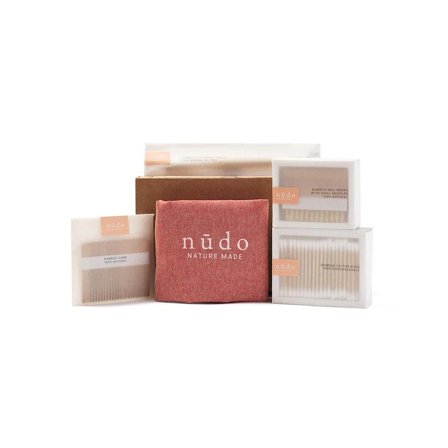 Nudo Kit Bamboo Essentials Cotton Fioc + Spazzolino Denti +