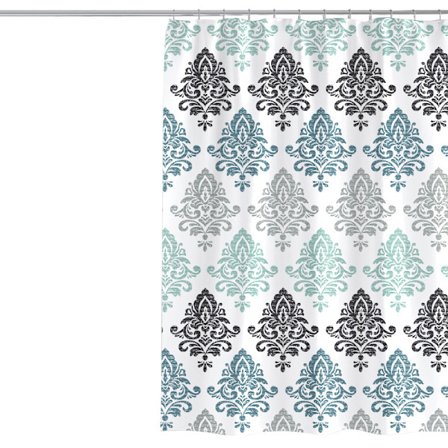 Fashion Bohemia Feather Print Duschdraperi, Vattentät Dusch