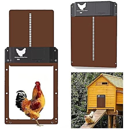 Automatisk Kyllingehusdør Lysfølsom Døråbner Fjerkræ Have Kylling And Døråbner Praktisk Kylling Kæledyr Bur Dør