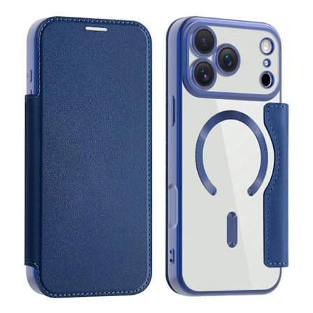 iPhone 17 Pro Max MagSafe RFID Blocking Card Holder Cover - Blue