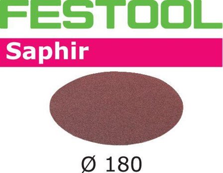 Festool STF SA Slippapper 180mm, 25-pack P80, Maskintillbehör & förbrukning