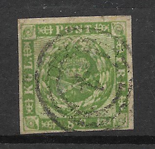 Danmark 1858 - AFA 8 - Stemplet