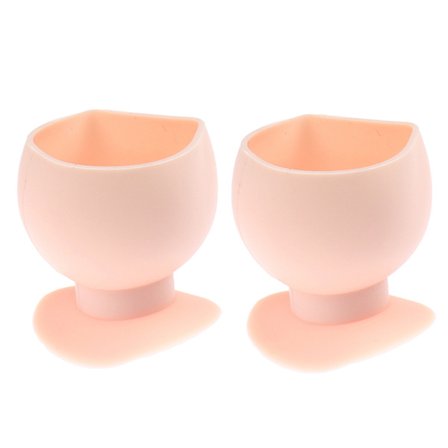 2stk Kopp Dørknott Deksler Gummi Veggbeskytter Dørhåndtak Sto