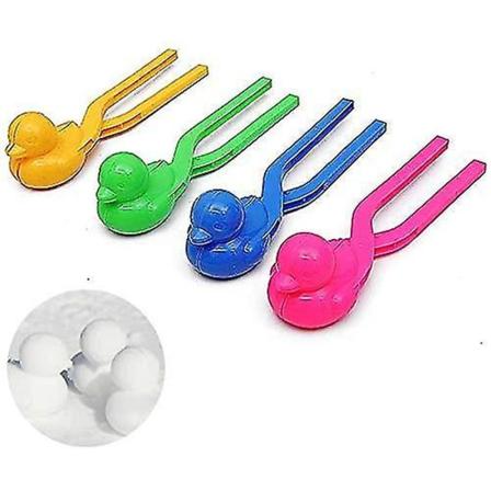 Vinter Snøleker And Snøballmaker Klipp Sandballform