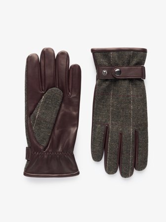 John Henric Men's Braune Lederhandschuhe Size 9