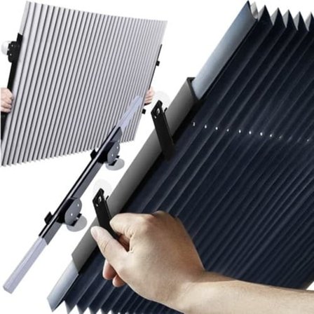 Solskydd Rullgardin för Bil Framruta - 150x65cm_QQ