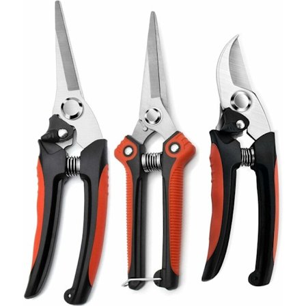 Puutarhasakset ja oksasakset Setti Ammattimainen Kasvisakset Terävä Ruusuleikkuri Ruostumattomasta Teräksestä Pp Liukumattomat Kahvat 3 Kpl