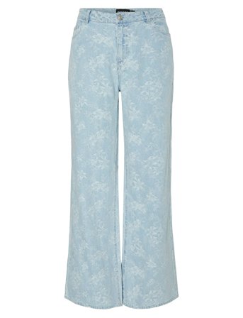 Pcfeline Mw Wide Denim Jeans Blue Pieces