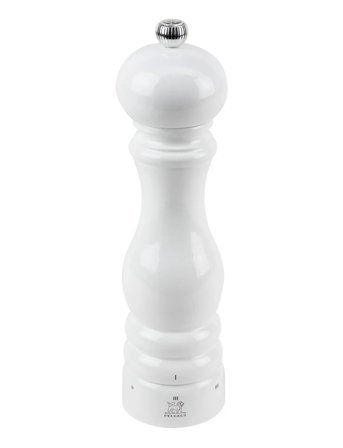 Peugeot Paris Saltkværn U'select Z, Træ, Hvidlakeret, 22 Cm - White - 22 CM