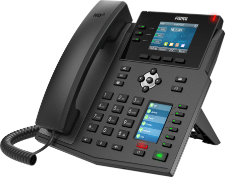 FANVIL X4U Ip Phone Black 12 Lines
