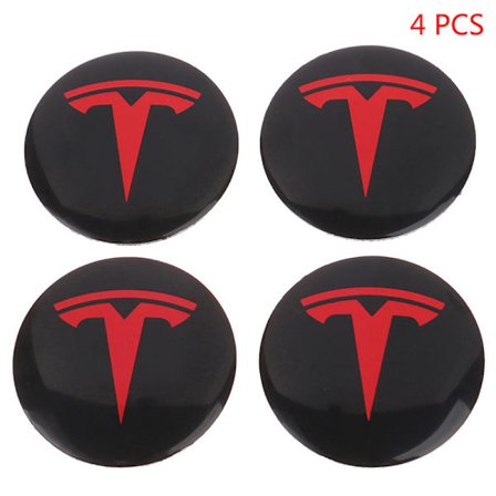 4st Hjul Center Hub Cap Kit för Tesla Model 3 Y Tesla Accesso