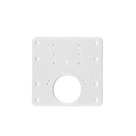 Hengselreparasjonsplate, 4 stk. Rustfritt Stål Dørhengsler Flat Montering