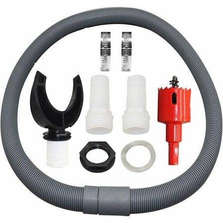 Regnvandsopsamler, Regnvandsopsamlersæt, PVC-fittings, Nedløbsopsamler (100mm)