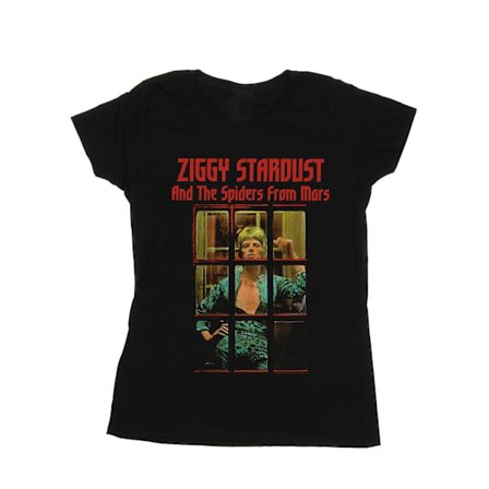 David Bowie Dam/Kvinnor Ziggy Stardust Spider Bomull T-shirt