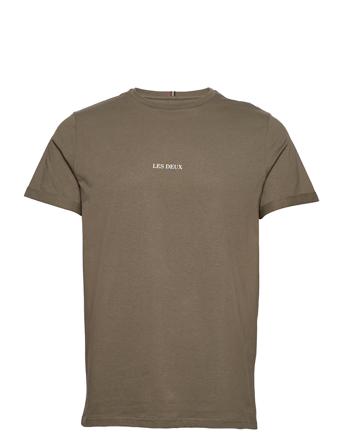 Lens T-Shirt T-shirts Short-sleeved Grön Les Deux