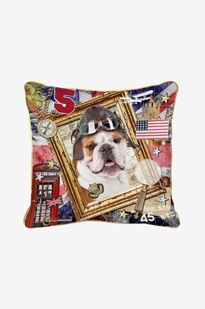 Tusent - Kudde Bruno - Flerfärgad - Prydnadskuddar & kuddfodral - Från Homeroom