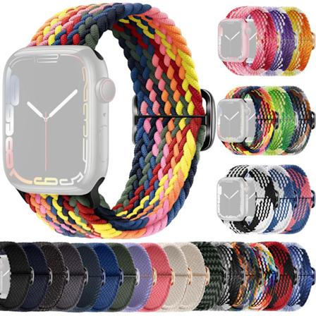SKALO Flettet stoffrem Apple Watch 38/40/41mm - Flere farger multicolor