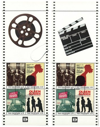 Danmark 2000 - AFA 1271A+1271B - 2 hæfteblokke - Stemplet