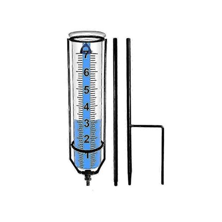 Regnmåler, frostsikker regnmåler utendørs best rangert, regnmålere for hage med stake, dekorativ f26 (FMY)