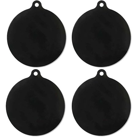 Elektrisk induksjonstopp beskyttelsesmatte, 4-pakning, sklisikker matte, silikon kokeplate