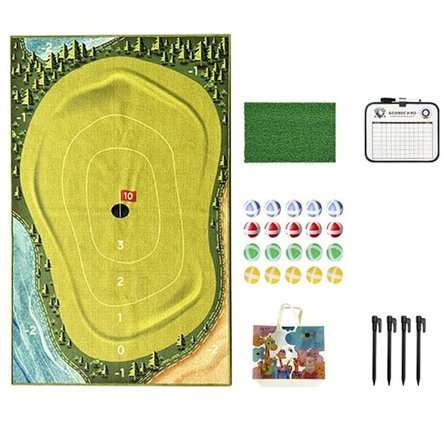 Casual Golf Game Set Golf Training Hitting Mat