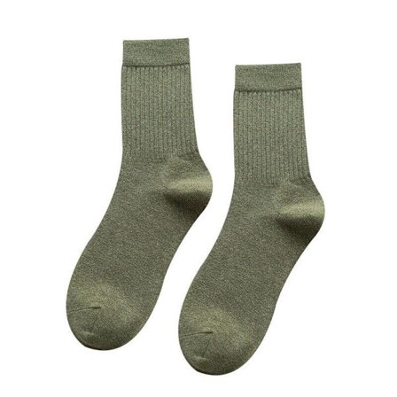 5 Pairs of Autumn men's solid color cotton sport deodorant breathable stockings