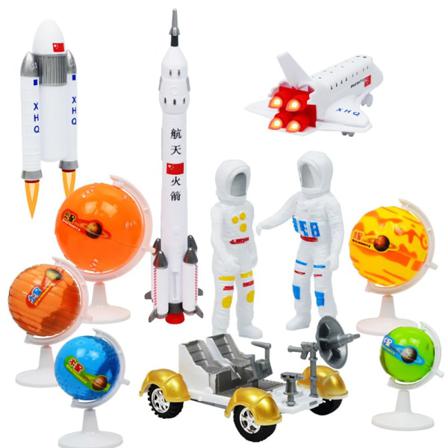 Rumudforskningslegetøj Luftfartsmodel Astronauterne