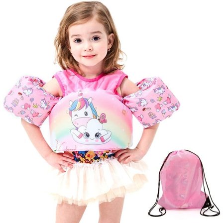 Svømmevest til småbørn 30-55 pund dreng og pige, svømmevest til børn CDQ