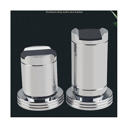 Justerbar Hifi-ljudlinjefötter i aluminiumlegering, förstärkarkabelhållare, kabelstöd för N db