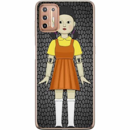 Motorola Moto G9 Plus Genomskinligt Skal Squid Game