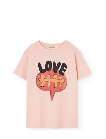THE ANIMALS OBSERVATORY Love Rooster T-Shirt - Pink - 10 Y