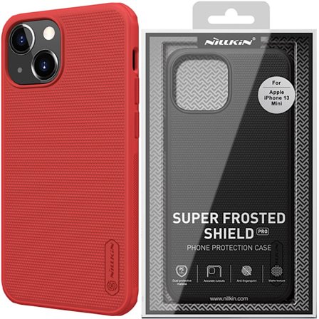 Nillkin Super Frosted Shield Pro-deksel til iPhone 14 Plus, bakdeksel, rødt