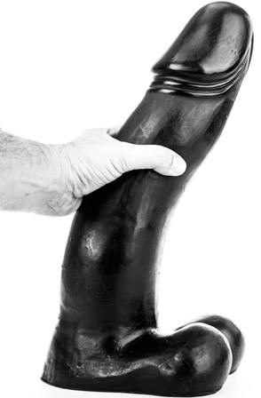 All Black Dildo 45 cm XL dildo - Blushme.se