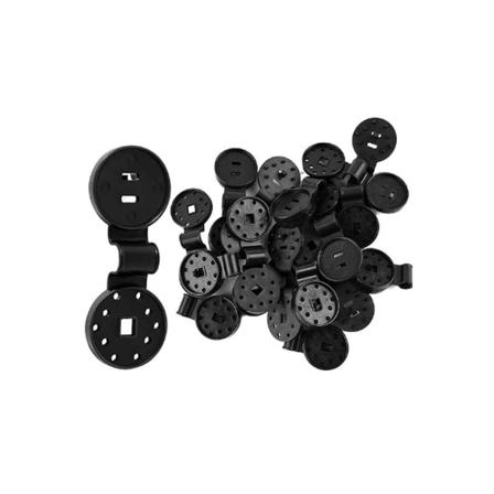 Muovitangot suojakankaan kiinnittämiseen, 100 kpl pakkaus, varjostusverkkojen kiinnitysklipsit