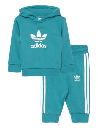Adicolor Hoodie Set Sets Sweatsuits Blå Adidas Originals*Betinget Tilbud