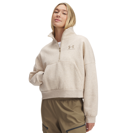 Under Armour Icon Fleece OS HZ Pusero Khaki