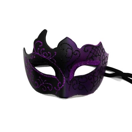 Dansmask Maskerad Glansig Mask 5 5