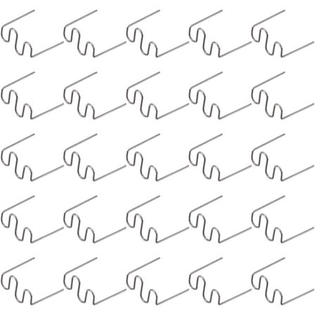 500 stk Sveisepinner Varmsmeltepistol Reparasjonsmaskin Plast Sveising Varmsmeltepistol Bil Auto Bumper Reparasjon Forhåndskutte Bølgeklemmer 0,8 mm, 