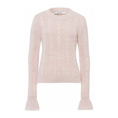 IVY OAK Round-neck Strik Pink, Dame Striktrøjer, Størrelse: L